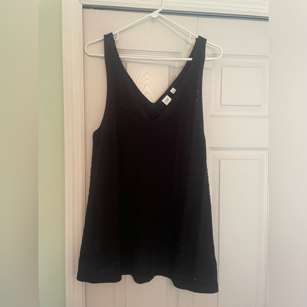 NWOT GAP Black Sweater-Knit Tank
